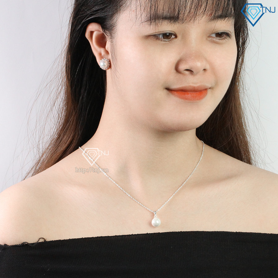Bộ trang sức ngọc trai đẹp BTS0013
